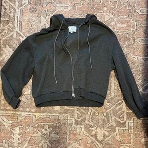 Lash Next Door Black Full Zip Hoodie
